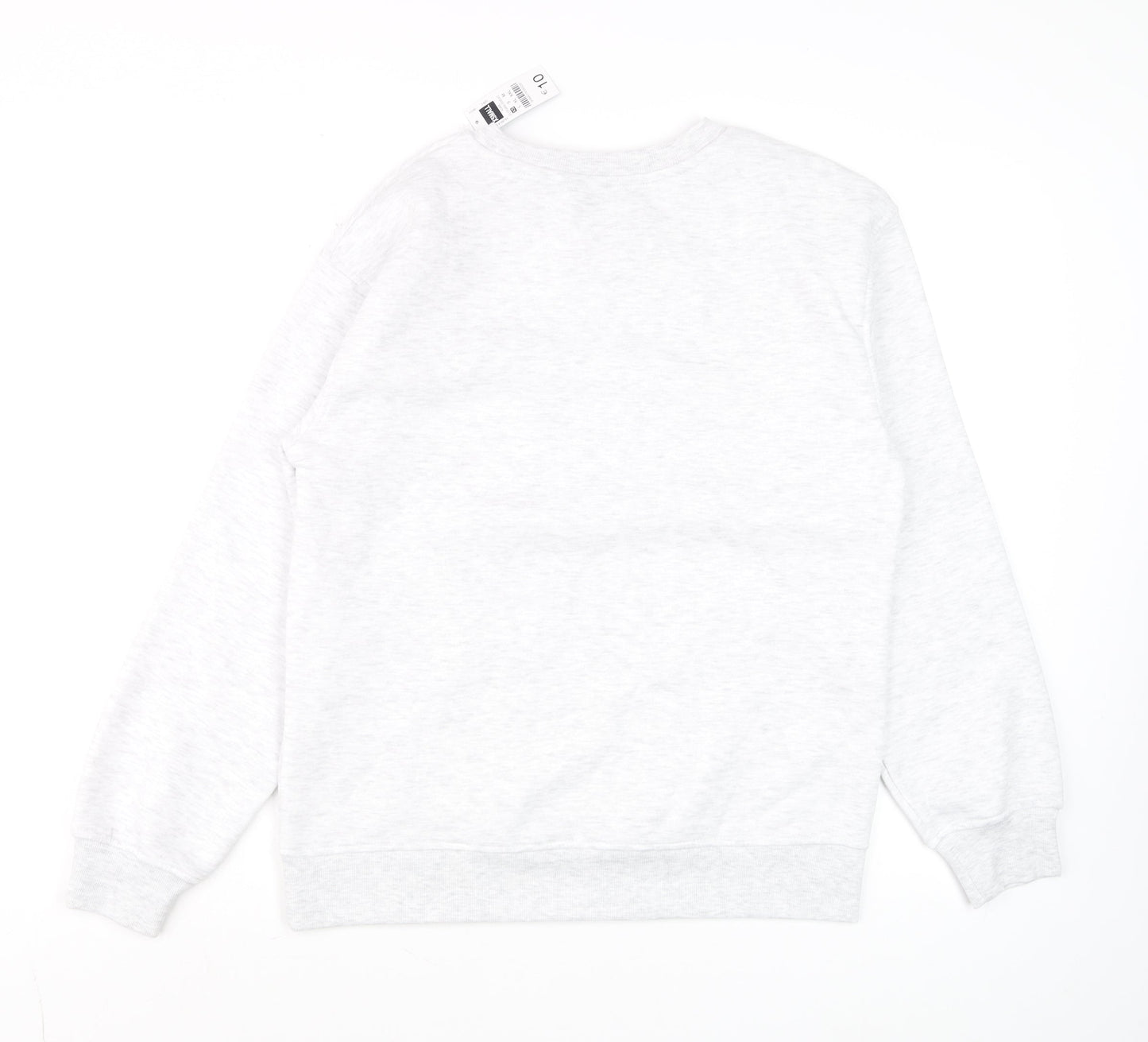 Dunnes Unisex Grey NY Graphic Sweatshirt XS Regular Fit