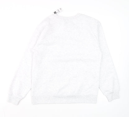 Dunnes Unisex Grey NY Graphic Sweatshirt XS Regular Fit
