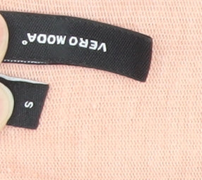 Womens UK Size S VERO MODA Pink Wrap Jumper