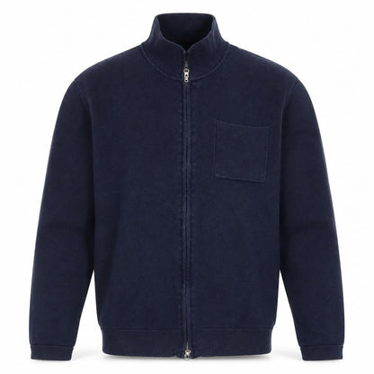 Mens UK Size XL INDICODE Blue Full Zip Jumper