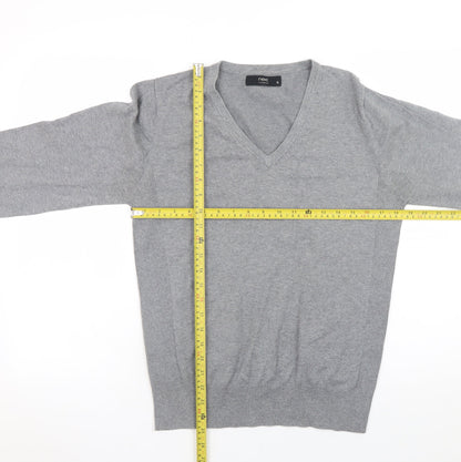 Mens UK Size S NEXT Grey Pullover Jumper