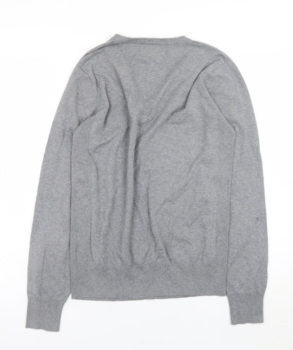 Mens UK Size S NEXT Grey Pullover Jumper