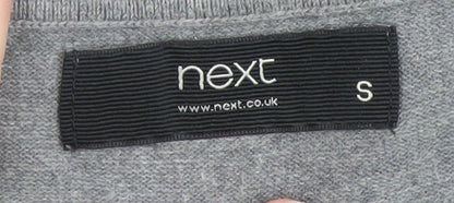Mens UK Size S NEXT Grey Pullover Jumper