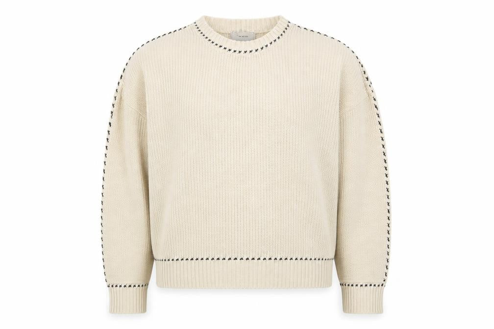 Mens UK Size L Neo Noir Beige Pullover Jumper