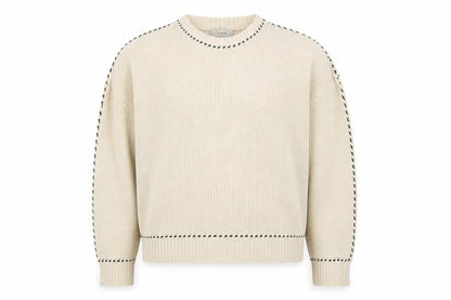 Mens UK Size L Neo Noir Beige Pullover Jumper