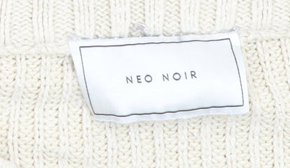 Mens UK Size L Neo Noir Beige Pullover Jumper