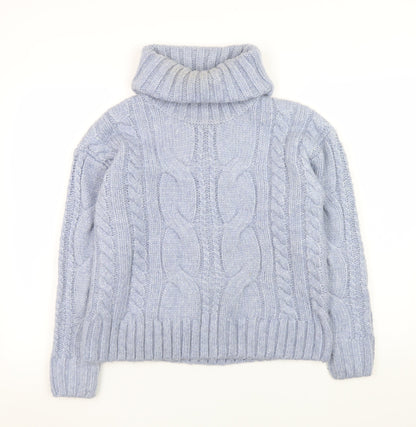 Womens UK Size S TU Blue Pullover Jumper
