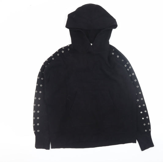 Womens UK Size S Zara Black Pullover Jumper