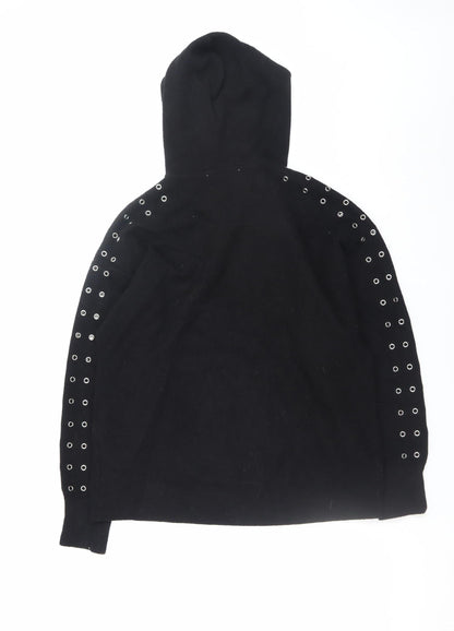 Womens UK Size S Zara Black Pullover Jumper