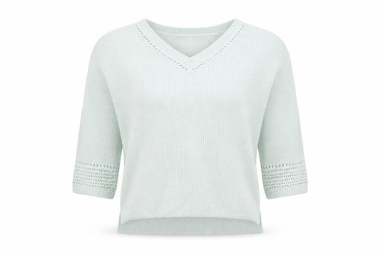 Womens UK Size M Lands' End Blue Pullover Jumper