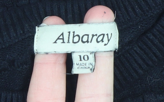 Womens UK Size 10 Albaray Black Pullover Jumper