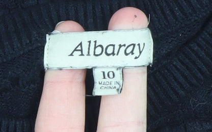 Womens UK Size 10 Albaray Black Pullover Jumper