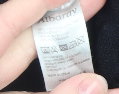 Womens UK Size 10 Albaray Black Pullover Jumper
