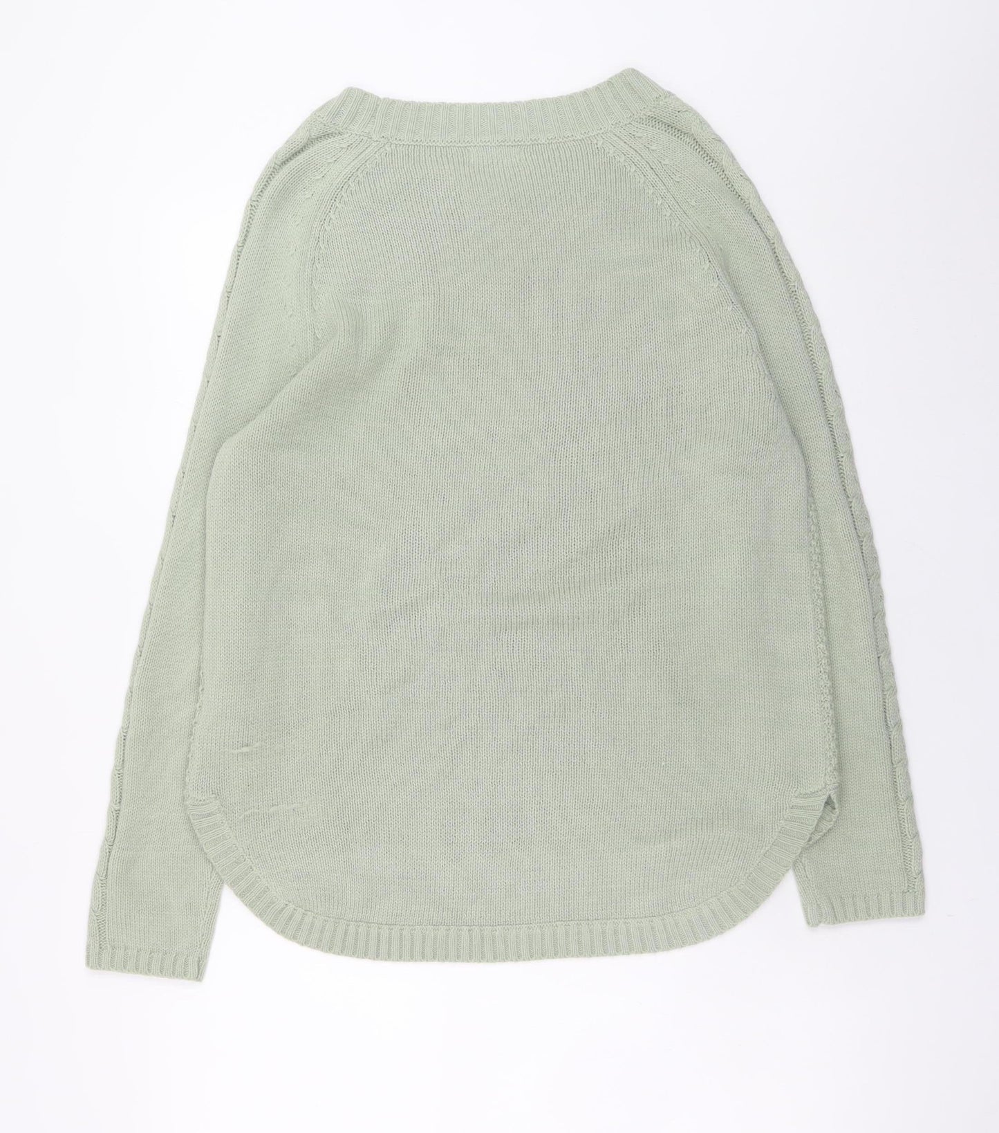 Womens UK Size M Damart Green Pullover Jumper