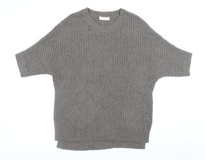 Womens UK Size 10 Fat Face Grey Pullover Jumper