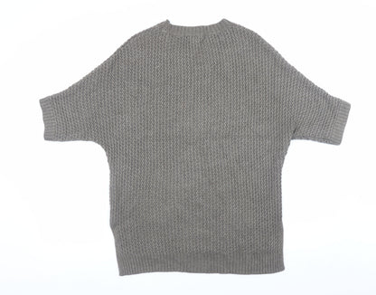 Womens UK Size 10 Fat Face Grey Pullover Jumper