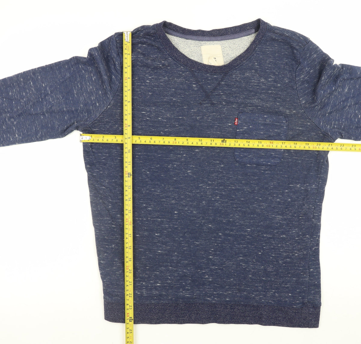 Mens UK Size XL Levi's Blue Pullover Sweatshirt