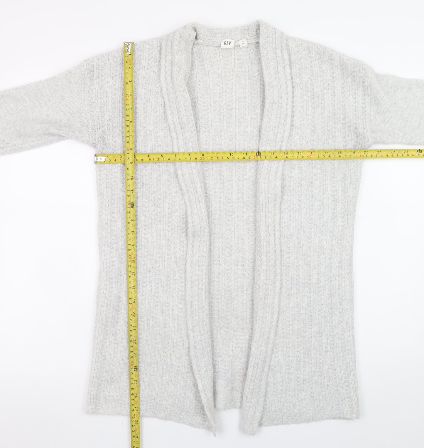 Womens UK Size XS Gap Grey Cardigan Jumper