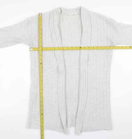 Womens UK Size XS Gap Grey Cardigan Jumper