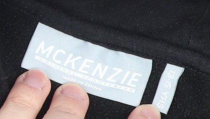 Teens UK Size L McKenzie Black Pullover Jumper
