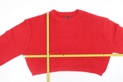Womens UK Size 12 Threadbare Red Pullover Jumper
