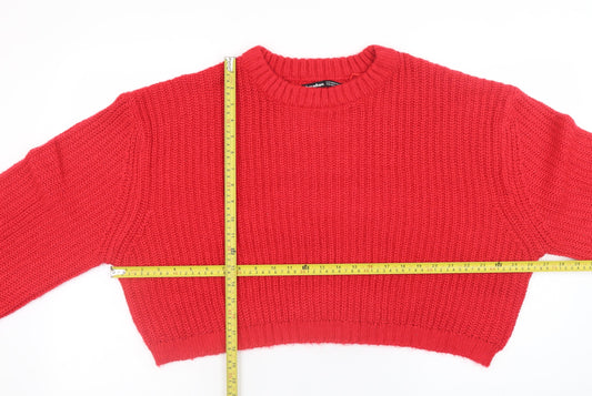 Womens UK Size 12 Threadbare Red Pullover Jumper