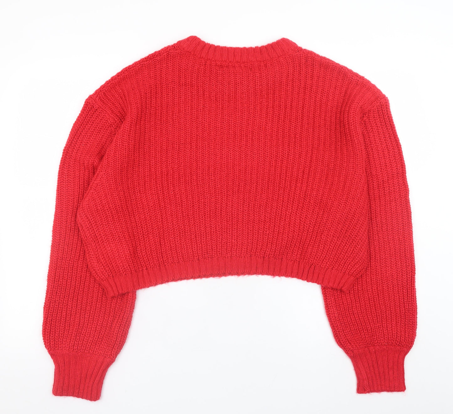 Womens UK Size 12 Threadbare Red Pullover Jumper