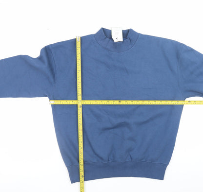 Mens UK Size S Branded Ltd Blue Pullover Sweatshirt