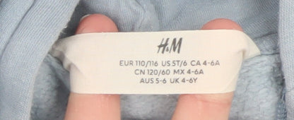 Boys UK Size 5-6 Years H&M Blue Basic Jacket