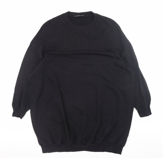 Womens UK Size 8 ASOS Design Black Pullover Sweatshirt