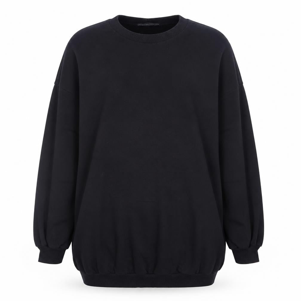 Womens UK Size 8 ASOS Design Black Pullover Sweatshirt