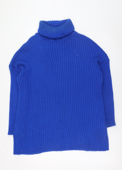 Womens UK Size 12 I SAW IT FIRST Blue Pullover Jumper