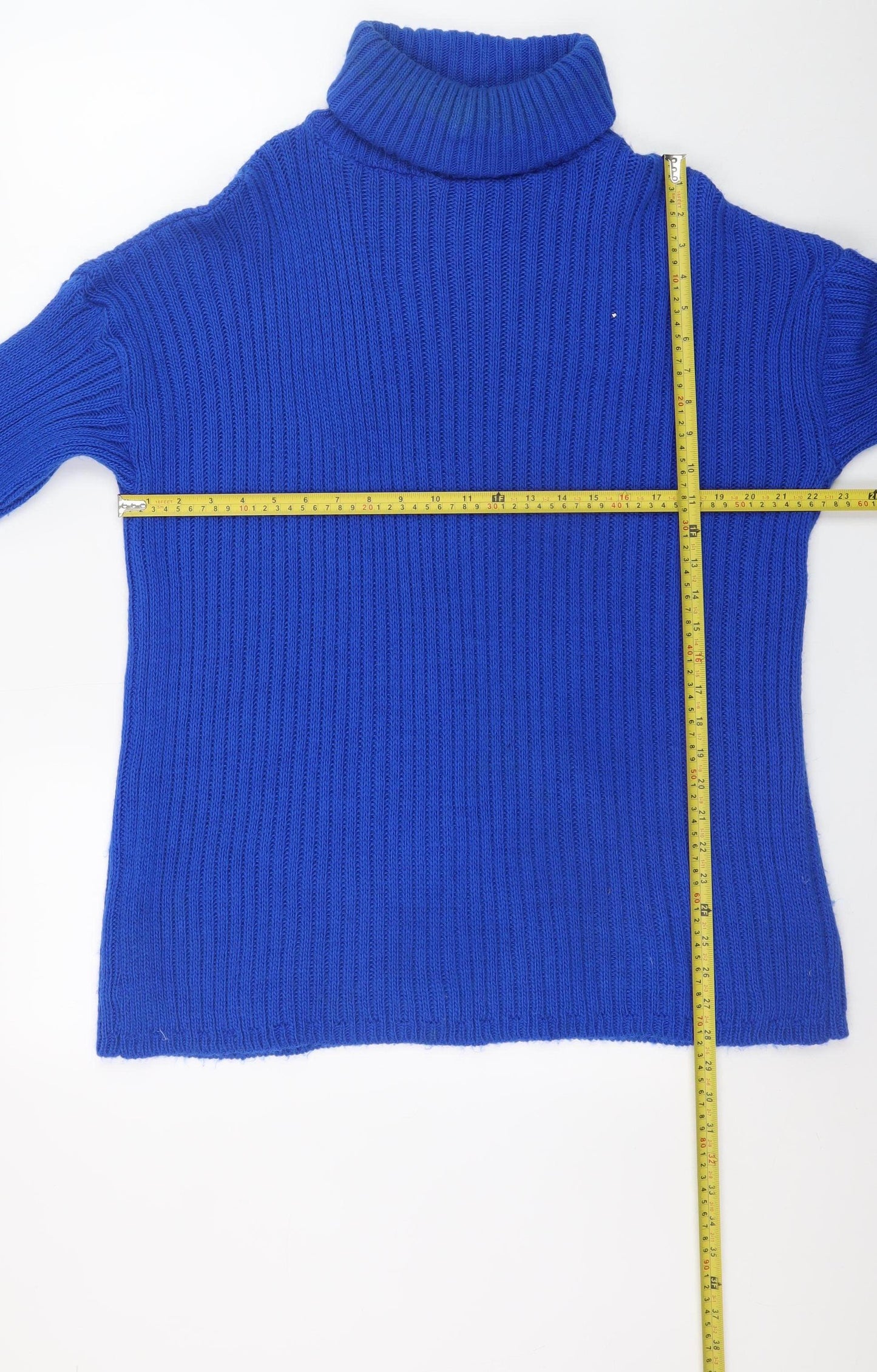 Womens UK Size 12 I SAW IT FIRST Blue Pullover Jumper
