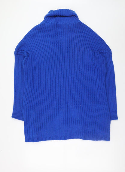 Womens UK Size 12 I SAW IT FIRST Blue Pullover Jumper