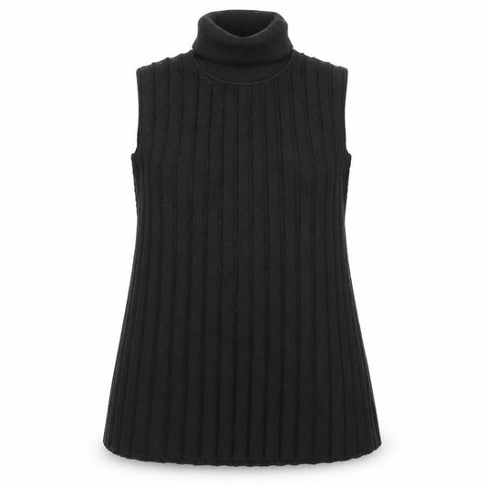 Womens UK Size XS COS Black Vest Jumper