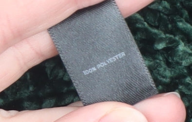 Tu Women Green Chunky-Knit Open Cardigan Size 18