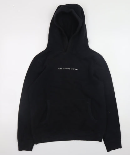 Teens UK Size 164 NEXT Black Pullover Hoodie