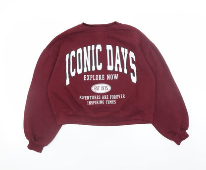Teens UK Size 164 Zara Red Pullover Sweatshirt