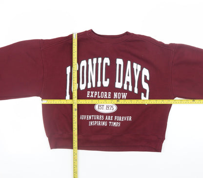 Teens UK Size 164 Zara Red Pullover Sweatshirt
