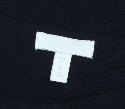 Womens UK Size M H&M Black Pullover Jumper