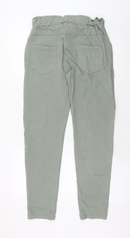Womens UK Size L BW Regular Fit Jogger Green Trousers