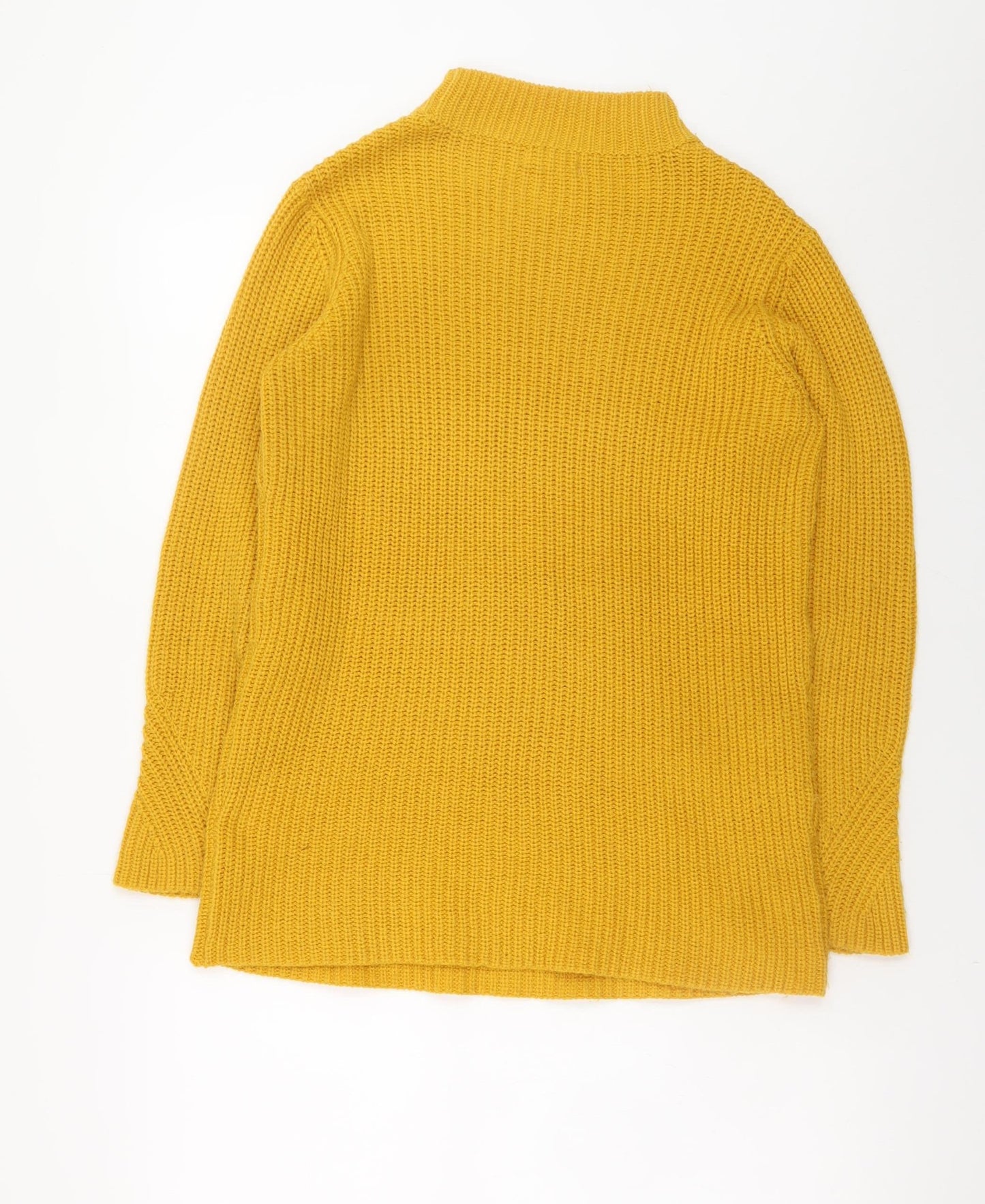 Womens UK Size 10/12 Damart Yellow Pullover Jumper