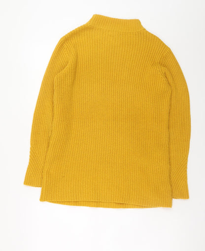 Womens UK Size 10/12 Damart Yellow Pullover Jumper