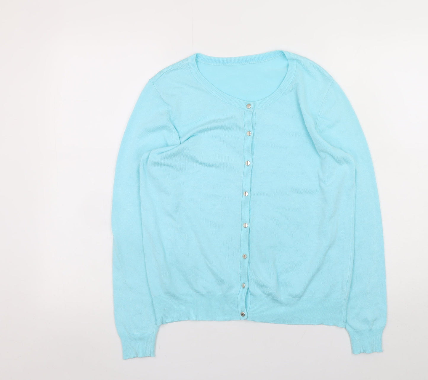Womens UK Size 12 George Blue Cardigan Jumper