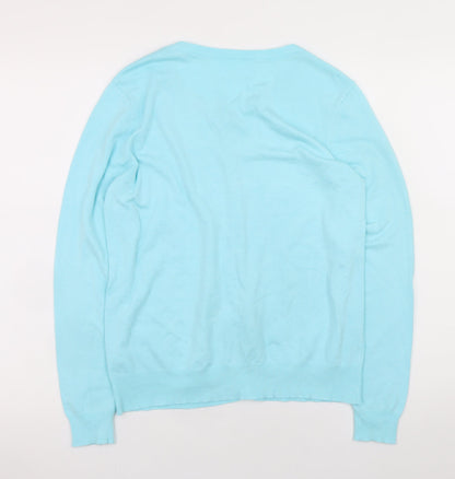 Womens UK Size 12 George Blue Cardigan Jumper