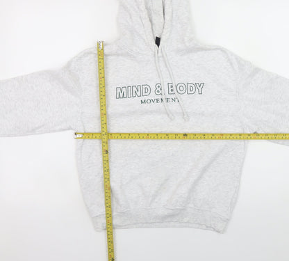 Womens UK Size XS H&M Grey Pullover Hoodie