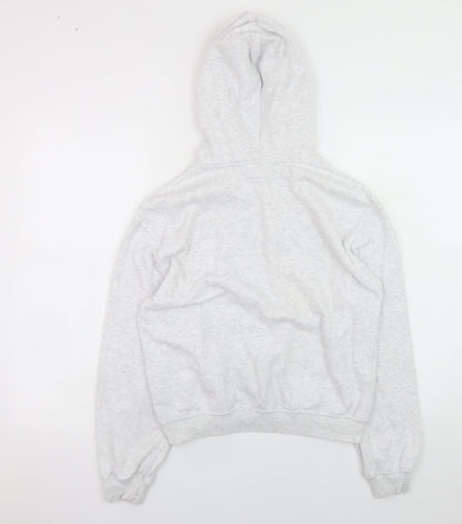 Womens UK Size XS H&M Grey Pullover Hoodie