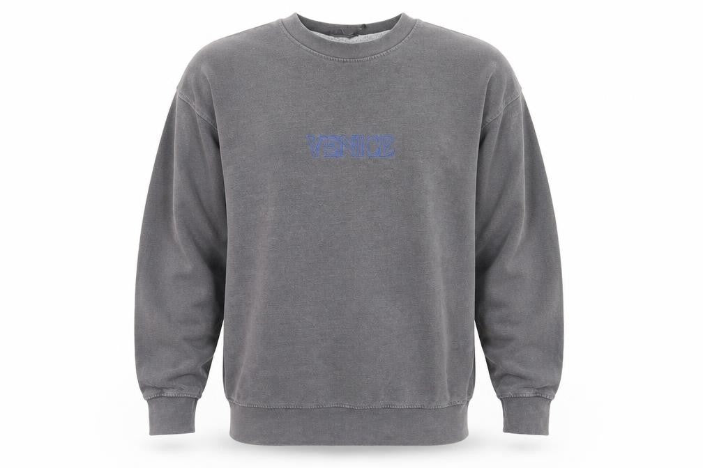Mens UK Size M PRETTYLITTLETHING Grey Pullover Sweatshirt