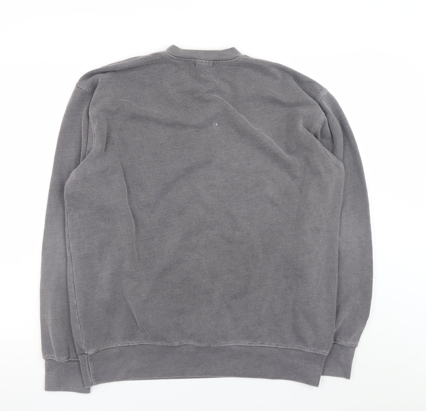 Mens UK Size M PRETTYLITTLETHING Grey Pullover Sweatshirt