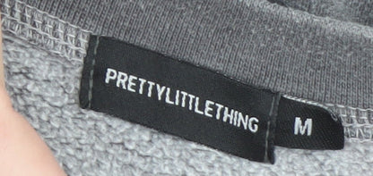 Mens UK Size M PRETTYLITTLETHING Grey Pullover Sweatshirt